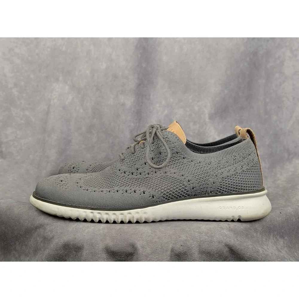 Cole Haan 2.Zerogrand Laser Wingtip Oxford Grey Stitchlite C27947 Mens 7M